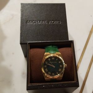 Michael Kors Watch Emerald Croc